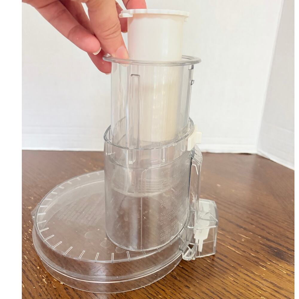 Vintage Kenmore KFP-7 7-cup Bowl Lid with Push down Locks Cuisinart Replacement